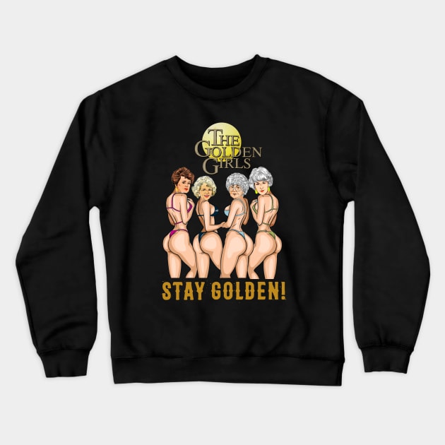 Golden Girls /// Stay Golden Summer Crewneck Sweatshirt by Quadra^Maniac